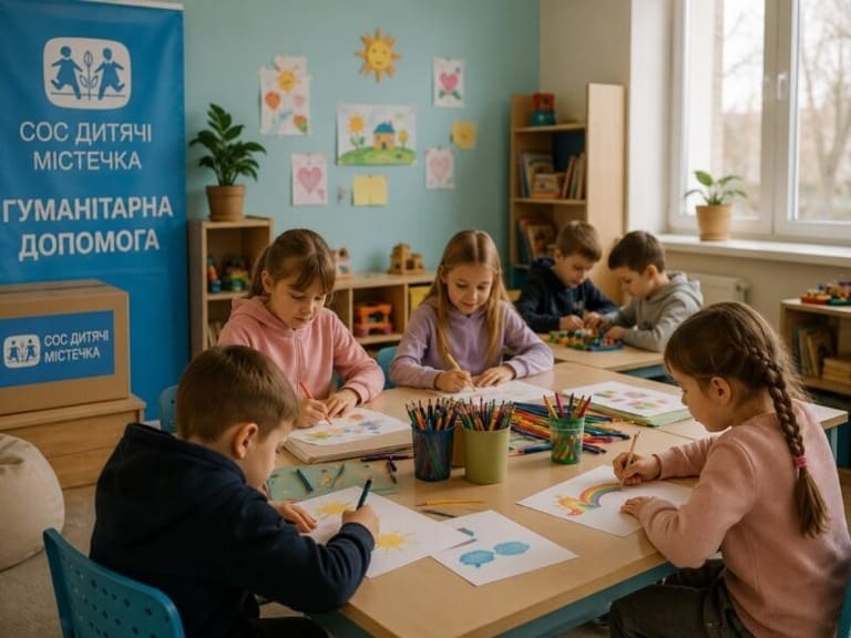 Гуманітарна та комплексна допомога від «СОС Дитячі Містечка» для родин із дітьми у двох областях